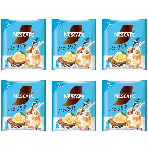 Rakuten - ネスカフェ ポーション バニララテ 7P×6袋,アイス,濃縮,希釈