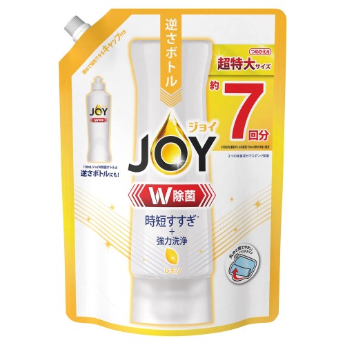 NEW! 洗浄力・除菌力・すすぎの黄金比ジョイ誕生。すべての便益を最高レベルに実現 ブラント名:ジョイ メーカー名: PG 商品の重量: 987.0grams 原材料: 界面活性剤(31%アルキルエーテル硫酸エステルナトリウム、ポリオキシエチレンアルキルエーテル、アルキルグリコシド、アルキルアミンオキシド)、安定化剤、粘度調整剤