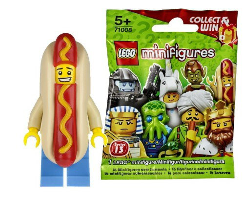 Rakuten - レゴ（LEGO） ミニフィギュア シリーズ13 ホットドッグマン 未開封品｜LEGO Minifigures Series13 Hot Dog Man 71008-14