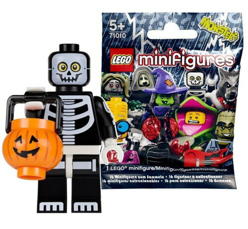 Rakuten - レゴ（LEGO） ミニフィギュア シリーズ14 スケルトン男(未開封品)｜LEGO Minifigures Series14 Skeleton Guy 71010-11