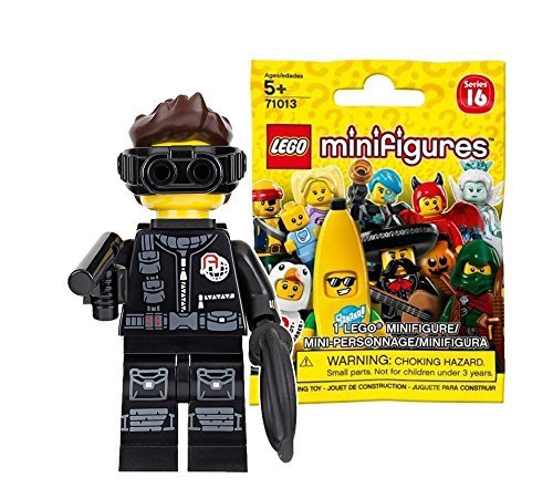 レゴ（LEGO） ミニフィギュア シリーズ16 スパイ71013-14 未開封の商品本品はポリバックに1体のミニフィギュアと付属品が封入されています。 開封の際は中身の部品に損傷が生じぬよう充分にご注意ください。袋裏面の上部に記された「ハサミの破線」に沿って開封をお願い致します。 小さな部品が含まれています。広い卓上などで、手の平への開封をお勧めします。細かい部品の飛散、丸い部品の転がりなどの紛失にご注意ください。