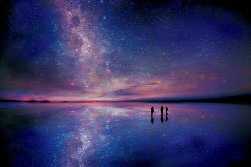 Rakuten - エポック社 1000ピース ジグソーパズル 海外風景 心にのこる輝きの風景 星空のウユニ-ボリビア (50×75cm) 12-508 のり付き ヘラ付き 点数券付き EPOCH