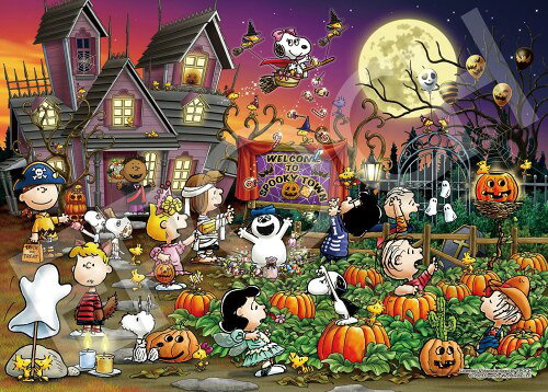 エポック社 500ピース ジグソーパズル PEANUTS スヌーピー ハロウィンナイト (38×53 ...