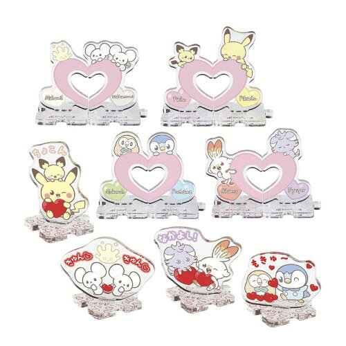 タカラトミー(TAKARA TOMY) ポケットモンスター ポケモン ポケピース ちょこんとつながるアクリルスタンド ～Mellow Heart～ BOX