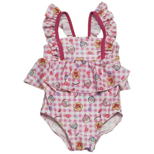 Rakuten - [バンダイ] 2026年 夏物 アンパンマン 女児 ワンピース水着 Anpanman ピンク◇80cm