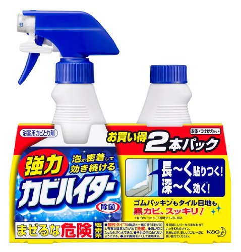 まとめ買い強力カビハイター 風呂用洗剤 スプレー 本体+付け替え