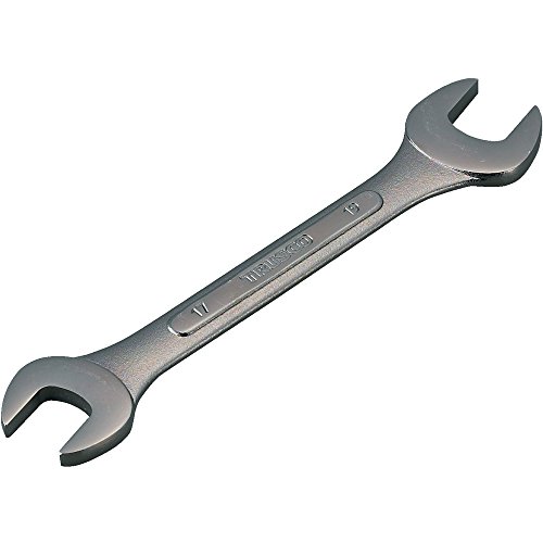 トラスコ中山(TRUSCO) 両口スパナ シルバー 19.0×24mm ノンクロムメッキ(ニッケルメッキ)処理で、環境に優しい 材質は一般的なクロムバナジウム鋼 表面は梨地仕上げで、手になじみやすく、滑りにくい仕様 TDS-1924