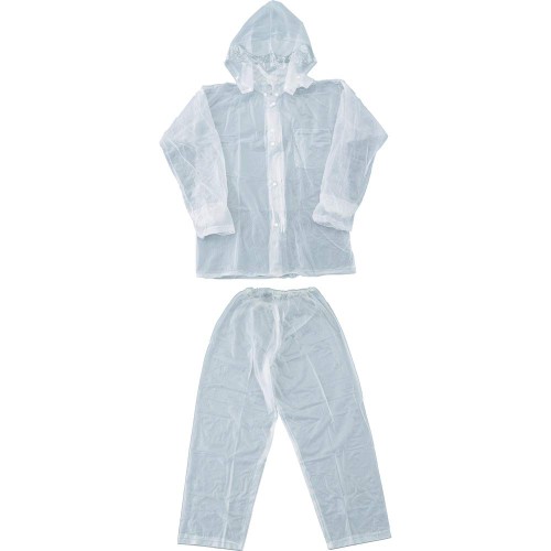 TRUSCO(トラスコ) レインスーツ LLサイズ クリア TRW90...