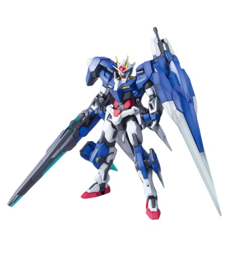 Rakuten - MG 機動戦士ガンダム00V戦記 ダブルオーガンダムセブンソード/G 1/100スケール 色分け済みプラモデル