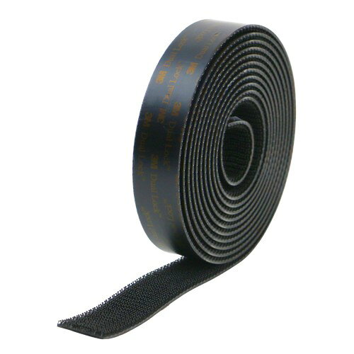 3M Scotch SJ3550 Dual Lock 250 Reclosable Fastener: 1 in. x 10 ft. (Black) by 3M