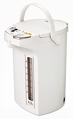 Rakuten - ピーコック 電気ポット 4L 保温機能 カルキとばし機能 ステンレス内容器 湯沸かしポット 空だき防止 電動給湯式 保温ポット 4リットル ホワイト WMJ-40 W