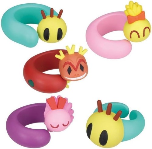 Rakuten - ニャッキ！ にょろにょろリング[全5種セット(フルコンプ)] ガチャ