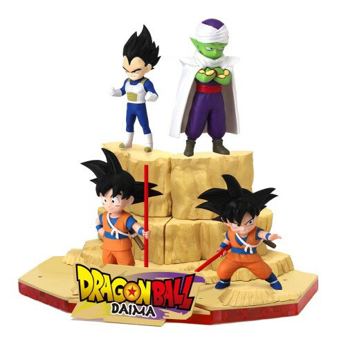BANDAI SPIRITS (반다이 스피리츠) 드래곤 볼 DAIMA 프라 모델 손오공 (미니) 피콜로 (미니) + 프라 모델 손오공 (미니) 베지터 (미니) 세트 색으로 구분 된 프라 모델