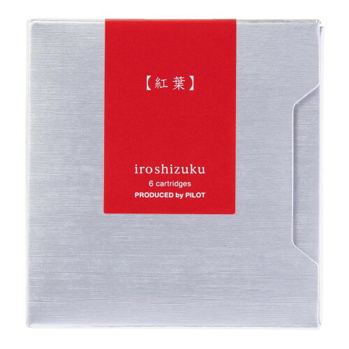 PILOT インク カートリッジ 色彩雫(いろしずく)カートリッジ 紅葉(もみじ) IRF6SMO パイロット