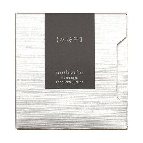 万年筆カートリッジ 色彩雫/iroshizuku 6本入冬将軍 IRF-6S-FS rainbow-arch-10152924 レインボーアーチ パッケージ画像