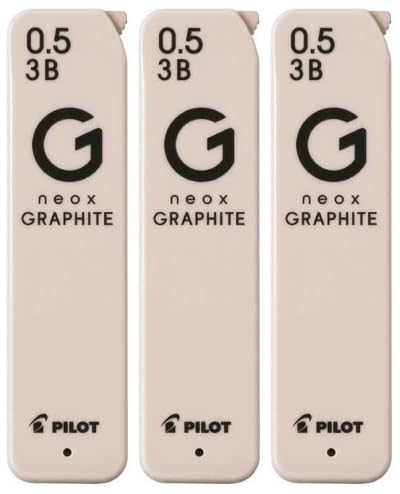 セット品PILOT パイロット シャープペン替芯 ネオックスグラファイト NEOXグラファイト HRFG-05 40本入り 0.5mm (3B) 3個セット