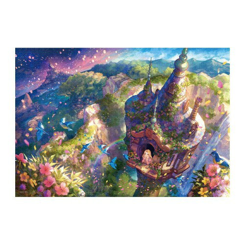 テンヨー(Tenyo) 日本製 1000ピース ジグソーパズル ディズニー Rapunzel Wondrous Fantasy (51x73.5cm) D-1000-899 藤ちょこ Fuzichoco のり付き ヘラ付き サービスカード付き