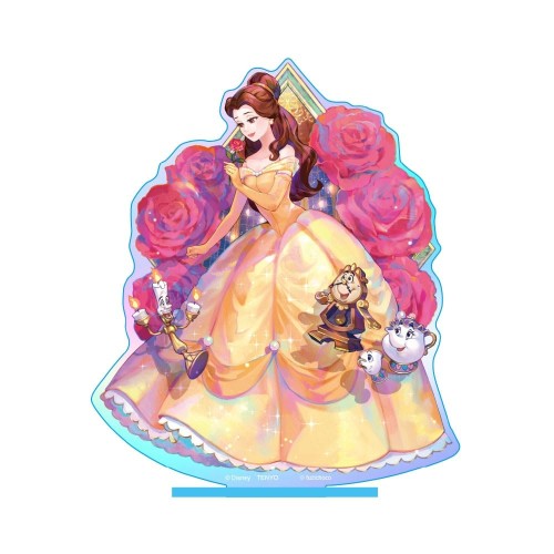 テンヨー(Tenyo) ディズニー オーロラアクリルスタンド 藤ちょこ （ベル） DKC-FZ-004 Fuzichoco Fantasy Collection