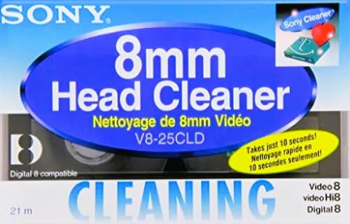 ソニー Hi8/ デジタル8/ 8ミリビデオ用 へッドクリーニングカセ　SONY