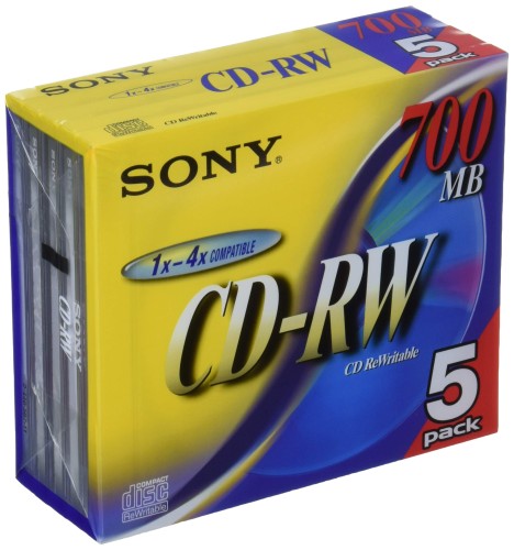 規格:CD-RW 種類:PC用 / 4倍速 入数:5 盤面印刷:不可