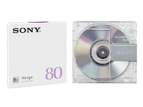 ソニー ミニディスク 80分 1枚パック MDW80NED