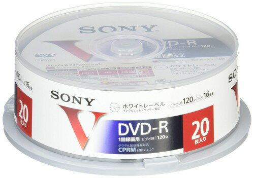 Rakuten - ソニー ビデオ用DVD-R CPRM対応 120分 16倍速 20枚パック 20DMR12MLPP