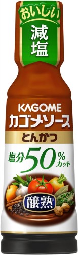 カゴメ 醸熟ソース 塩分50%カット とんかつ 180ml×5本