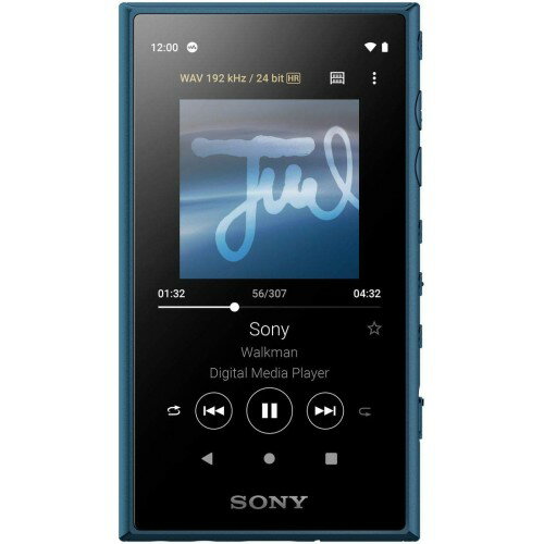 ソニー ウォークマン 16GB Aシリーズ NW-A105 : ハイレゾ対応 / MP3プレーヤー / bluetooth / microSD対応 タッチパネル搭載 最大26時間連続再生 360 Reality Audio再生可能モデル ブルー NW-A105 LM