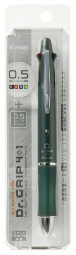 PILOT パイロット ドクターグリップ 4+1 0.5mm PBKHDF1SEF-B ブラック (アッシュメタルオリーブ)