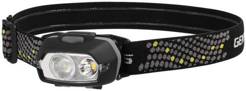Rakuten - GENTOS(ジェントス) LED ヘッドライト 小型 軽量81g 単4電池式 300ルーメン 防水 オーヴァ VA-05D 楕円形の照射面