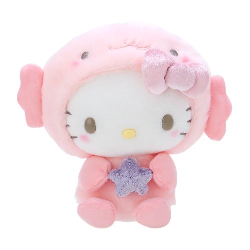 Rakuten - サンリオ(SANRIO) ぬいぐるみ(みずのいきもの) ハローキティ 約幅16×奥行10×高さ16cm 230391