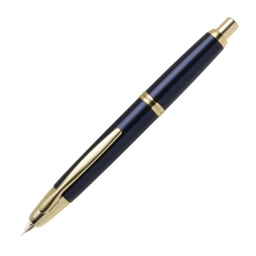 ペン先：18K ペン種：F(細字) キャップのない万年筆 すばやく書くことができるノック式万年筆 適合コンバーター：CON40