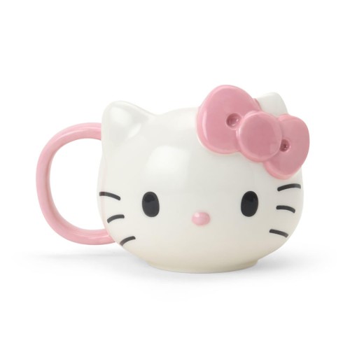 本体サイズ：約幅14×奥行8×高さ9.5cm容量:約230ml。主な材料・原料：陶器 電子レンジ使用可。食器洗浄機・乾燥機使用不可※陶磁器の商品特性として、釉薬（上薬）の流れた痕やムラが見られることがあります。 (C) 2025 SANRIO CO., LTD.　著作 株式会社サンリオ