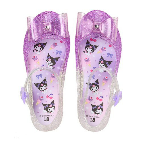 Rakuten - サンリオ(SANRIO) キッズクリアサンダル プリンセスシューズ ドレスシューズ 発表会 卒園式 サマー 子供用 クロミ 20cm 750158