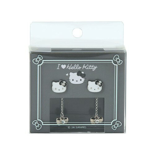 サンリオ(SANRIO) ピアス（I Love Hello Kitty） ハローキティ ブラック 925683