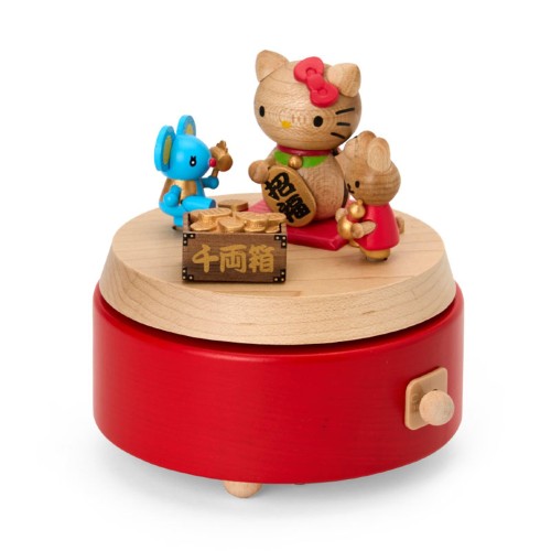 Rakuten - サンリオ(SANRIO) 木製オルゴール 縁起物 ハローキティ インテリア プレゼント ギフト 087904