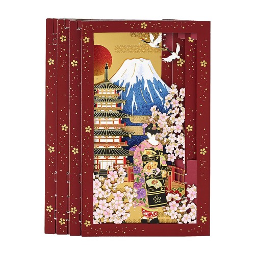 SANRIO Tarjeta de Mensaje Multidimensional Fuji y las prostitutas WA11-6 041360 — vista 2