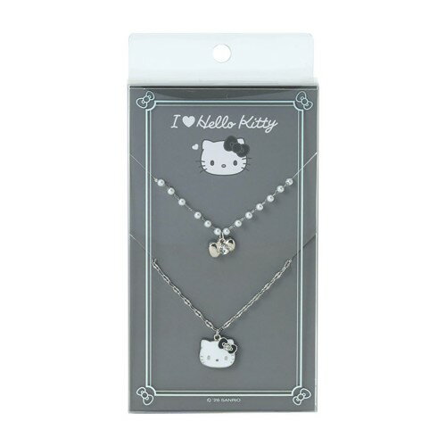 Rakuten - サンリオ(SANRIO) ネックレス2本セット（I Love Hello Kitty） ハローキティ ブラック 924253