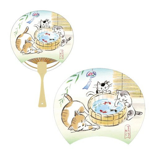 Rakuten - サンリオ(SANRIO) メッセージカード サマー ネコと金魚うちわ JSP 81-5 689343