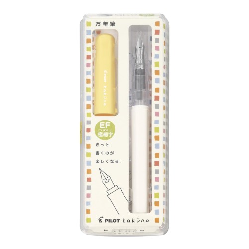 パイロット 万年筆 カクノ EF 極細字 ソフトイエロー FKA1SRSYEF rainbow-arch-10148136 レインボーアーチ サンプル画像2