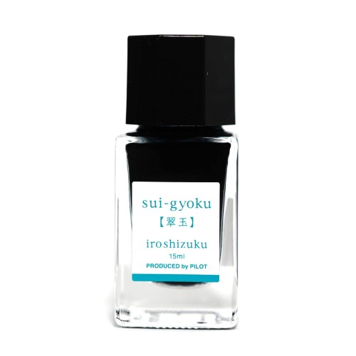 PILOT 万年筆水性インキ 色彩雫/iroshizuku ミニボトル 15ml翠玉／スイギョク INK-...