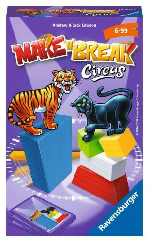 Ravensburger（ラベンスバーガー） ボードゲーム メイクブレイク サーカス 23445 5 対象年齢 6歳~ テーブルゲーム、知育ゲーム、プレゼント（誕生日/クリスマス）