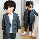 子供 スーツ カジュアル キッズ セットアップ かこいい 秋冬 お宮参り 紳士服 韓国 4点セット 卒業式 男の子 入学式 子ども ピアノ 発表会 フォーマルス...