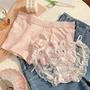 ペア 下着 カップル 男女2着セット ピンク うさぎ ショーツ かわいい 編み上げ セクシー ペア sexy パンツ ブランド ハンガー レディース ショーツ ...