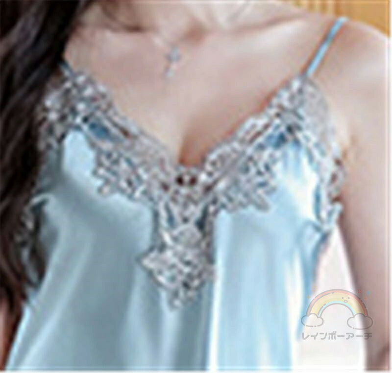 ペア パジャマ 合成シルク 長袖 男女2着 セット シルク キャミワンピ ネグリジェ 薄手 2点セット 夏 レディース 2点セット 高級 サテン メンズ パジャマ 結婚祝い プレゼント ペアパジャマ 春夏 シルクの質感 カップル ペア ルームウェア セクシー おしゃれ 人気 部屋着