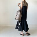 キャミワンピース サロペット マーメイドワンピース レディース マーメイド 秋 夏 黒 ジャンパースカート ベーシック ゆったり 無地 体型カバー 大きいサイズ キャミ ロングワンピース ロング丈 キャミソール オールシーズン 春夏秋冬