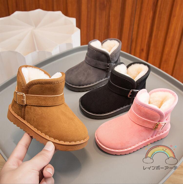ムートンブーツ ハーフ キッズ 男の子 女の子 スノーブーツ kids 子供ブーツ ブーツ シューズ ジュニア 無地 シンプル 七五三お祝い 冬 ジュニア おしゃれ 安い かわいい