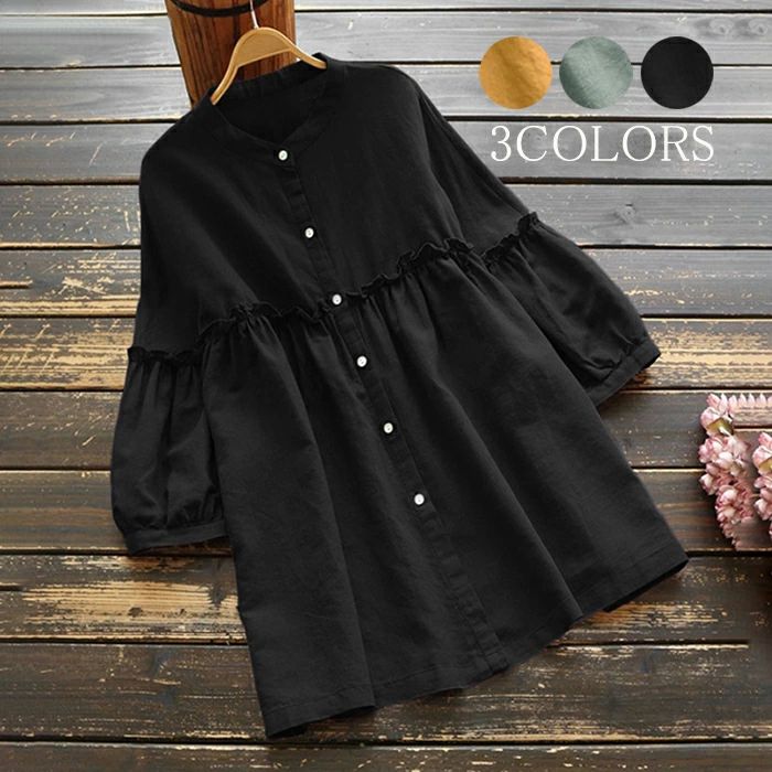 チュニック レディース ロング 長袖 チュニックワンピース ロングシャツ シャツ ロング丈 シャツブラウ..