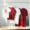 親子 ペアルック tシャツ 夏服 親子コーデ 親子ペアtシャツ 半袖 コーデ 夏 Tシャツ 家族 お揃い tシャツ ブランド 大人 子供 お揃い 3 人 親子 ...