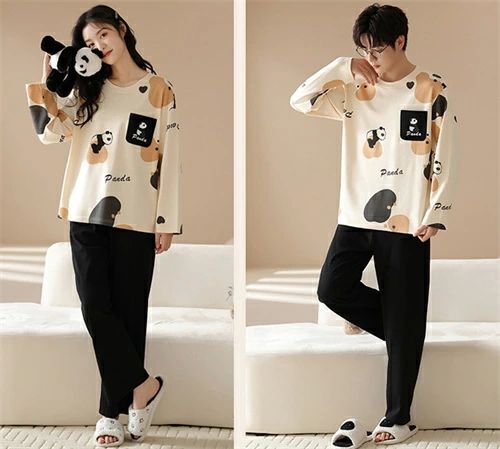 ペアパジャマ カップル ペア ルームウェア ペアパジャマ 秋 冬 綿 結婚祝い プレゼント ペアパジャマ 大きいサイズ お祝い 長袖 カップル ペア パジャマ ギフト 上下 セット レディース 部屋着 ペアルック カップル メンズ パジャマ ルームウェア ペア シンプル 可愛い